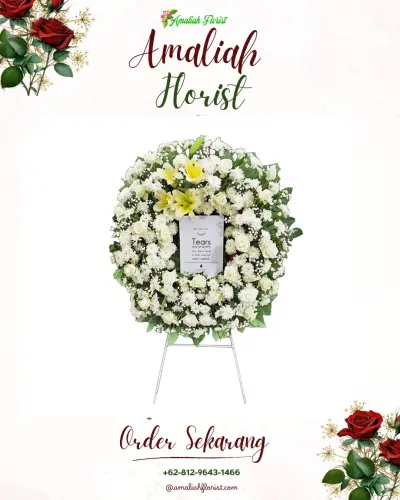 Krans Bunga Duka Cita di Cibulakan